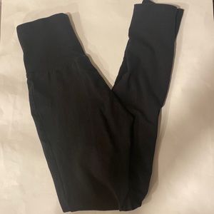 Abound Black Leggings ankle Length cotton spandex girls XXS